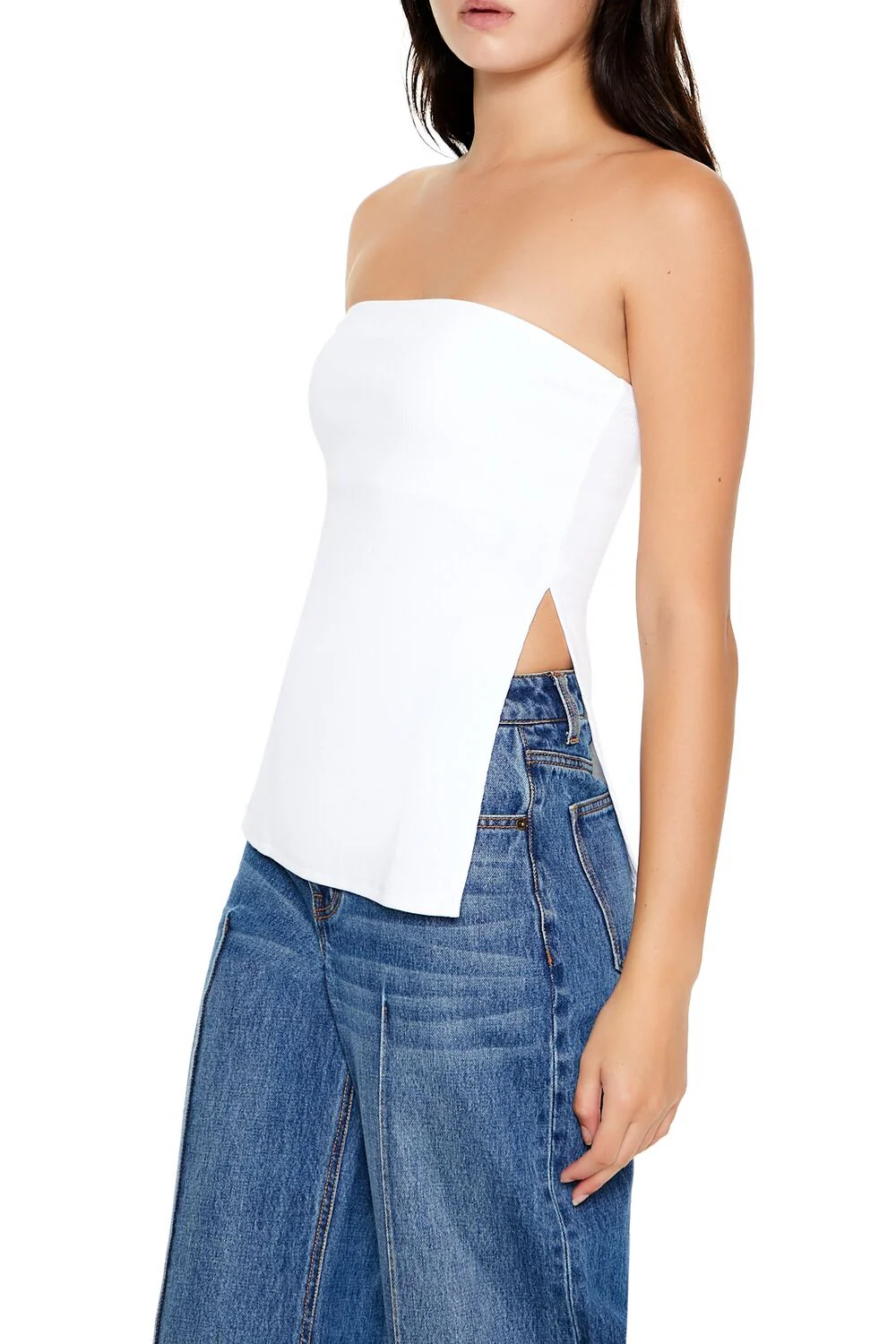 Ribbed Slit Tube Top - Image 10