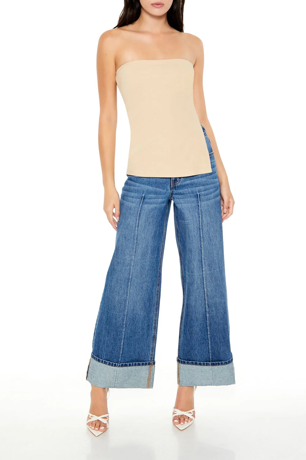 Ribbed Slit Tube Top - Image 18