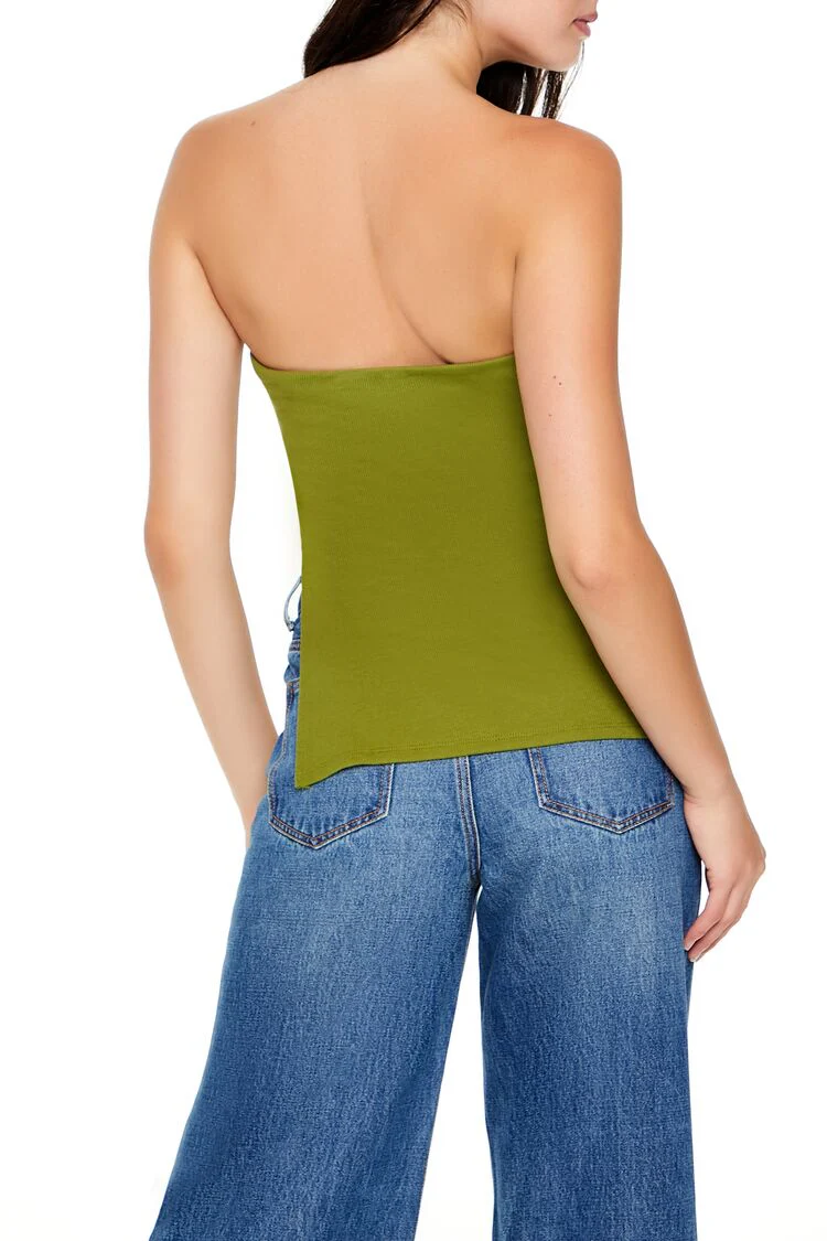 Ribbed Slit Tube Top - Image 26