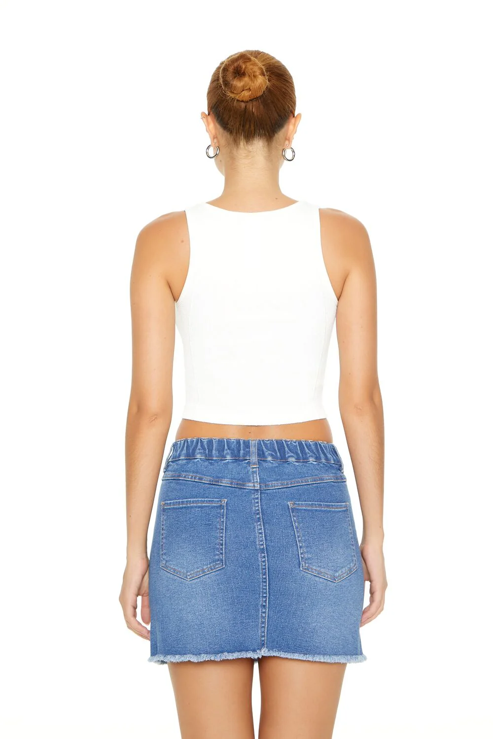 Seamless Cropped Tank Top - Image 3