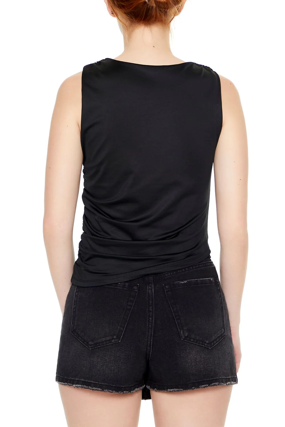 Contour Sculpt Asymmetrical Tank Top - Image 3