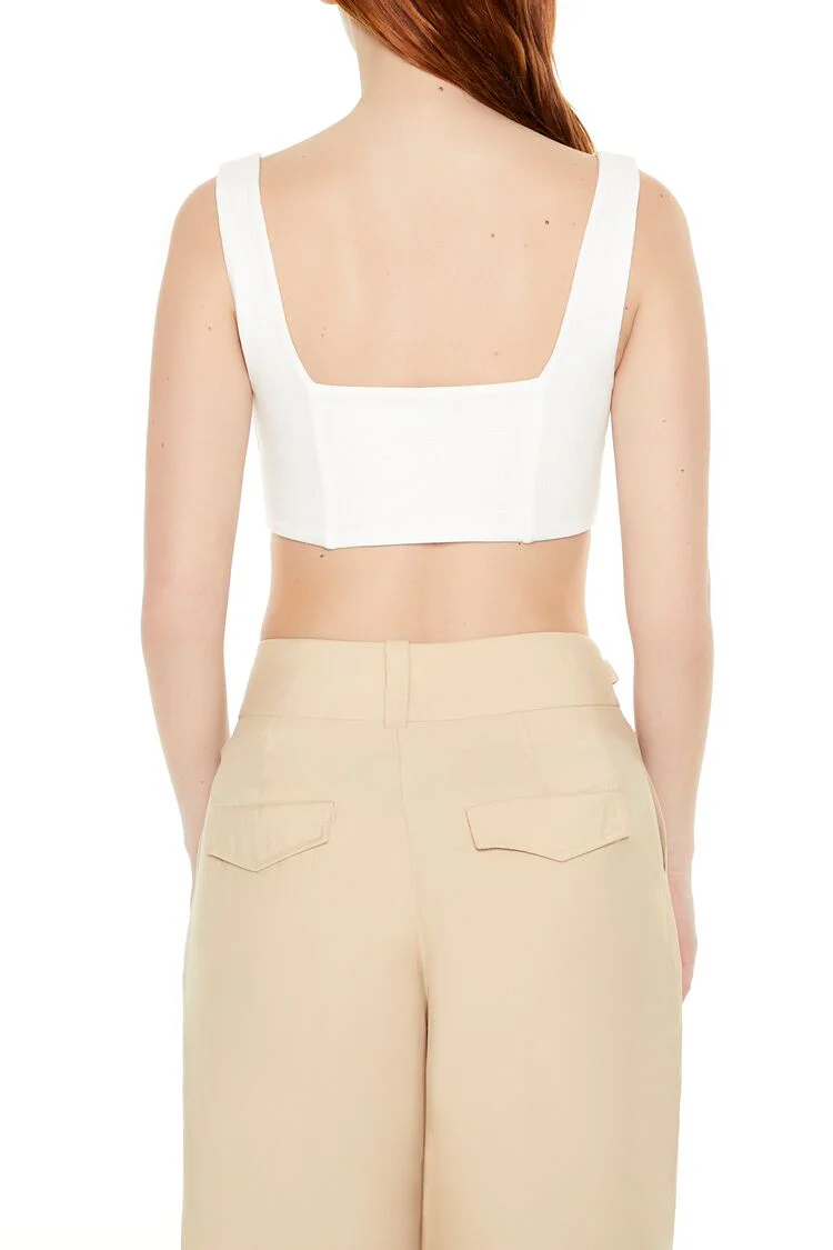 Sleeveless Crop Top - Image 3