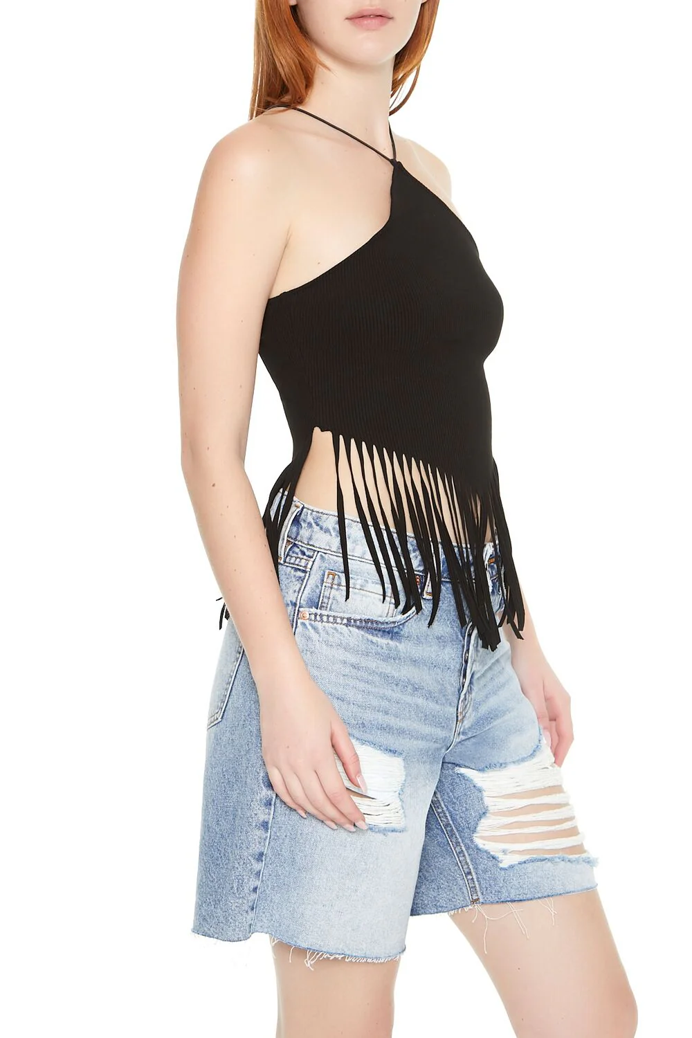 Fringe Cropped Cami - Image 2