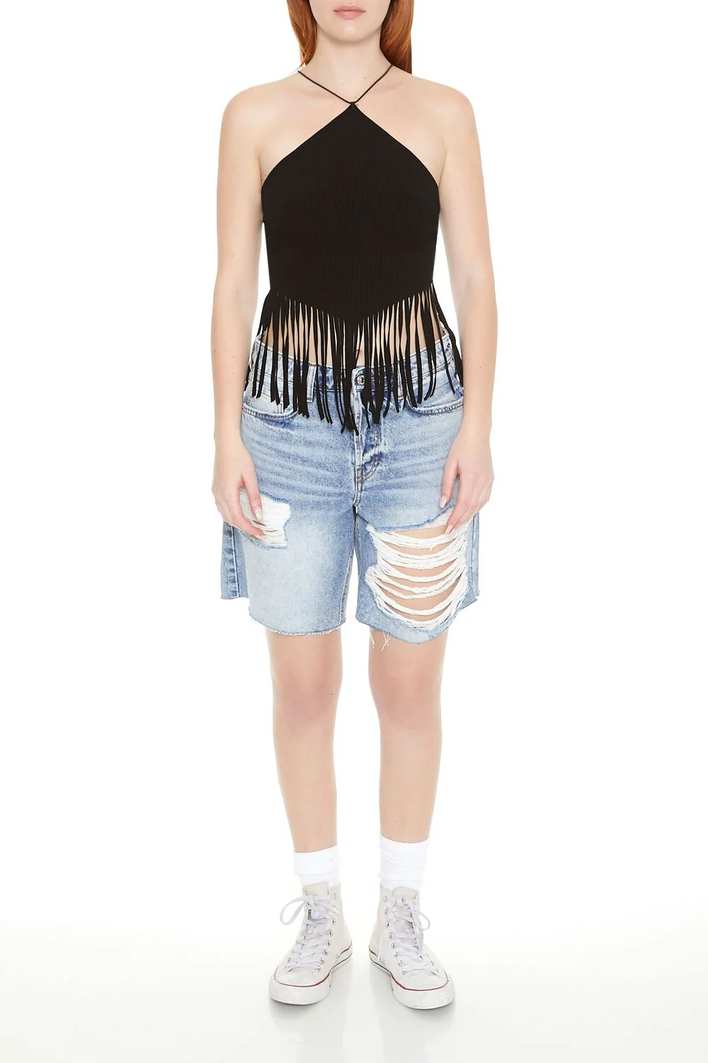 Fringe Cropped Cami - Image 4