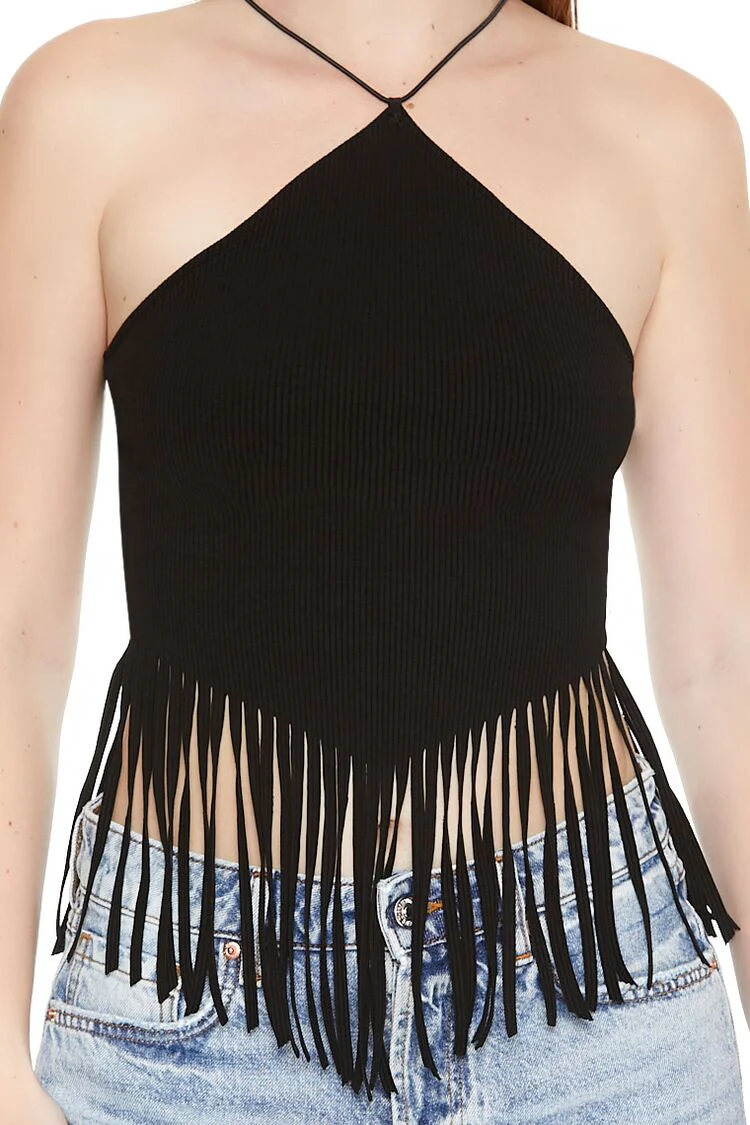 Fringe Cropped Cami - Image 5