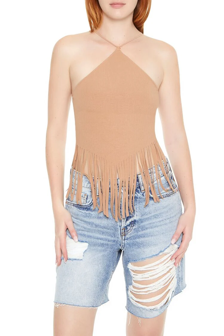 Fringe Cropped Cami - Image 6