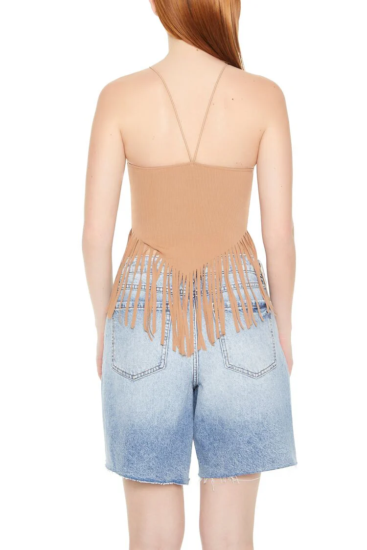 Fringe Cropped Cami - Image 8