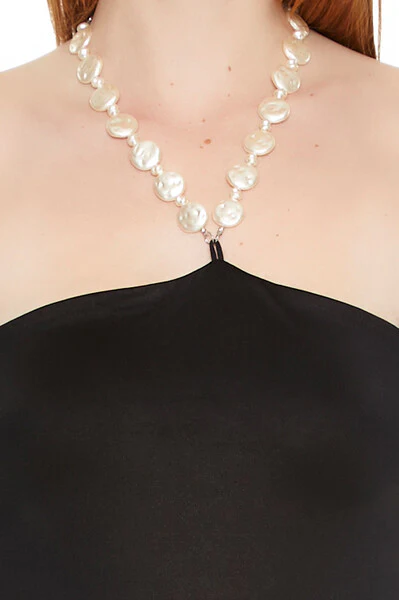 Contour Sculpt Faux Pearl Bodysuit - Image 6