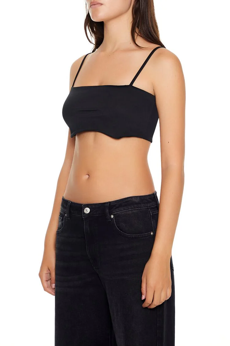 Notched Cropped Cami - Image 2
