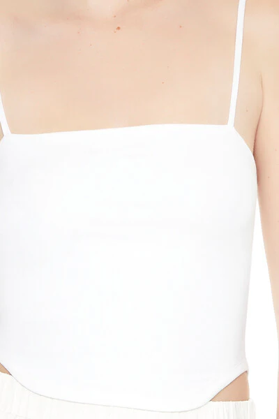 Cropped Dolphin-Hem Cami - Image 5