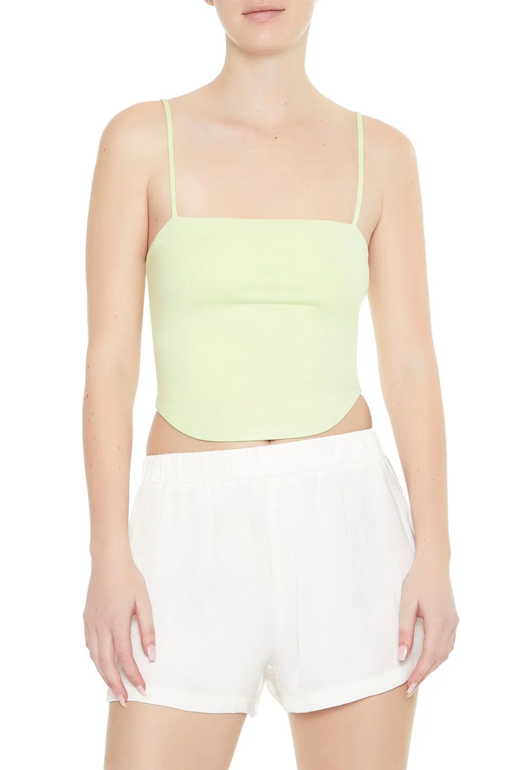 Cropped Dolphin-Hem Cami - Image 6