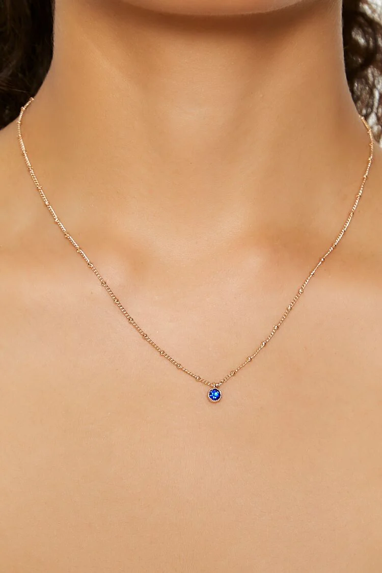Birthstone Charm Necklace - Image 12
