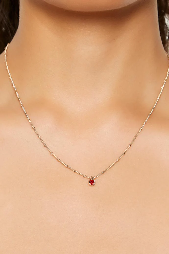 Birthstone Charm Necklace - Image 2
