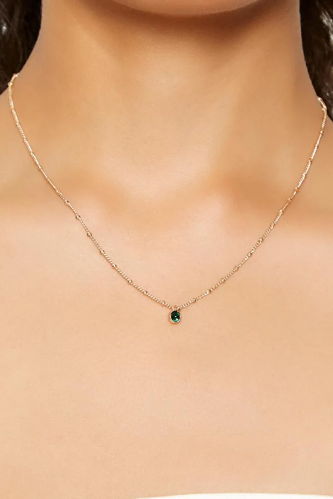 Birthstone Charm Necklace - Image 6