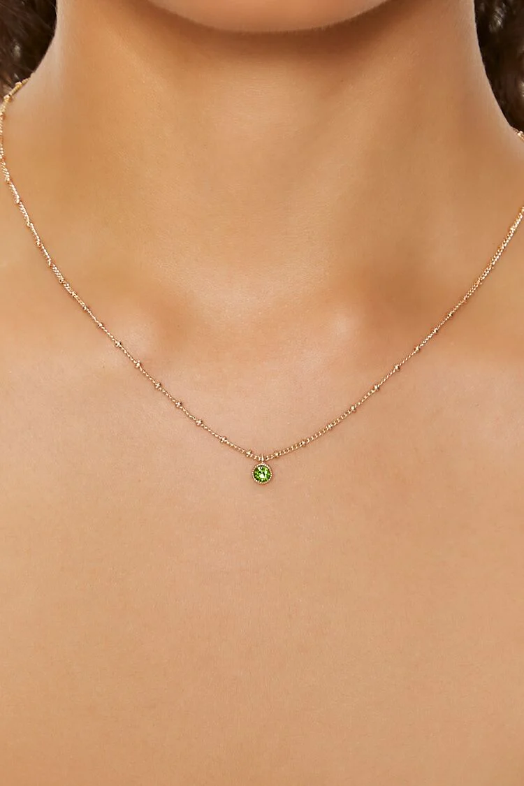 Birthstone Charm Necklace - Image 8