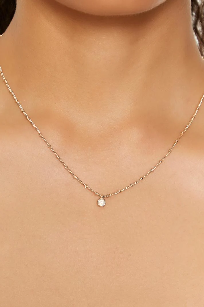 Birthstone Charm Necklace - Image 9