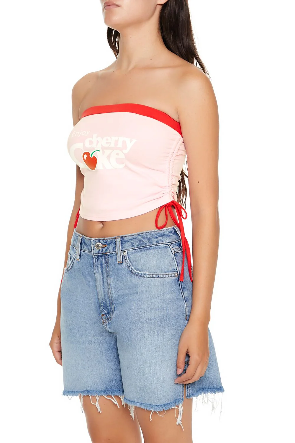 Cherry Coke Graphic Tube Top - Image 2