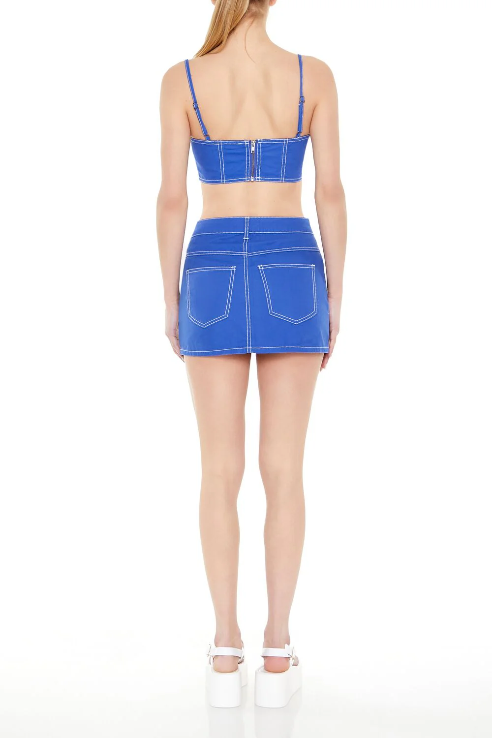 Twill Mini Skirt - Image 3