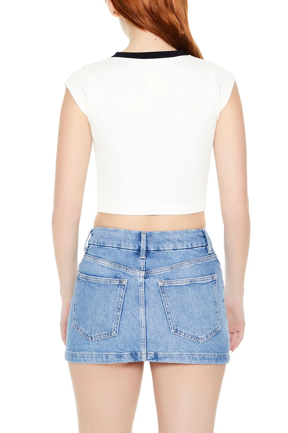 Ribbed Seamless Crop Top - Image 3