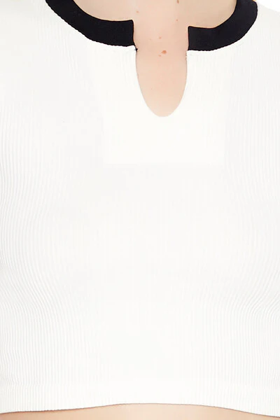 Ribbed Seamless Crop Top - Image 5