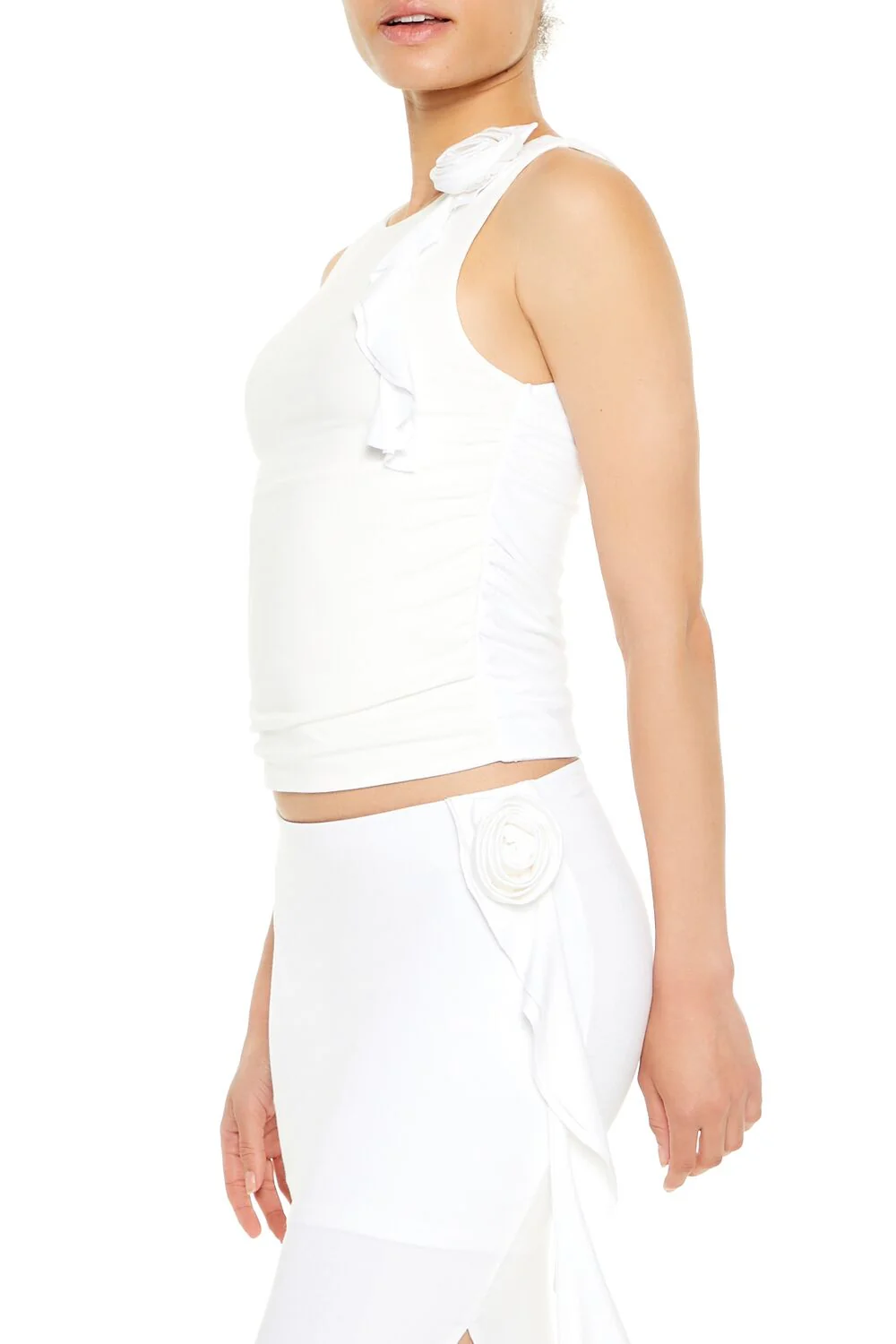 Rosette Ruffle-Trim Tank Top - Image 2