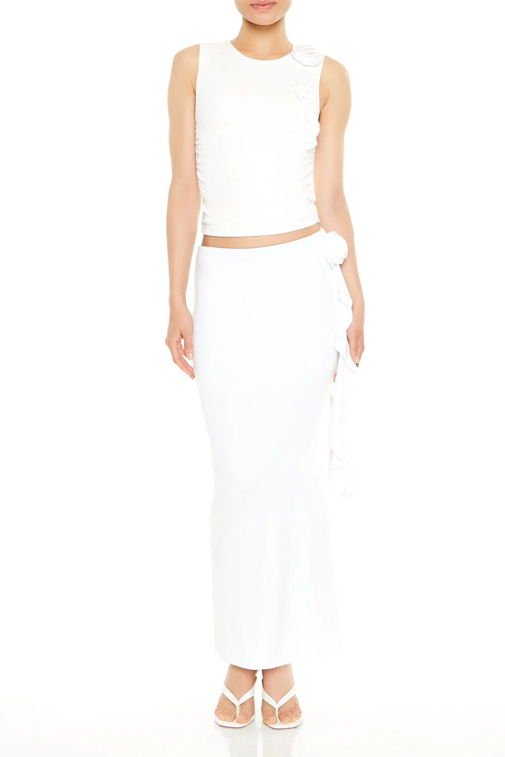 Rosette Ruffle-Trim Tank Top - Image 4