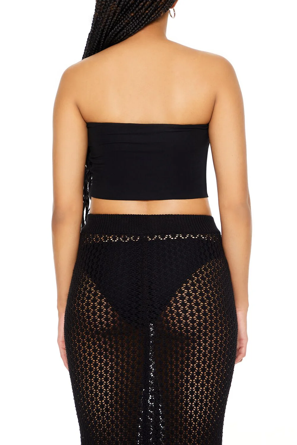 Cropped Sweetheart Tube Top - Image 3