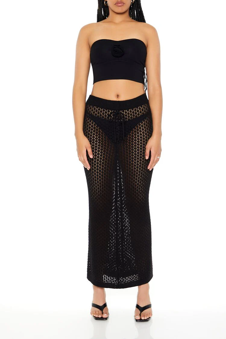 Cropped Sweetheart Tube Top - Image 4