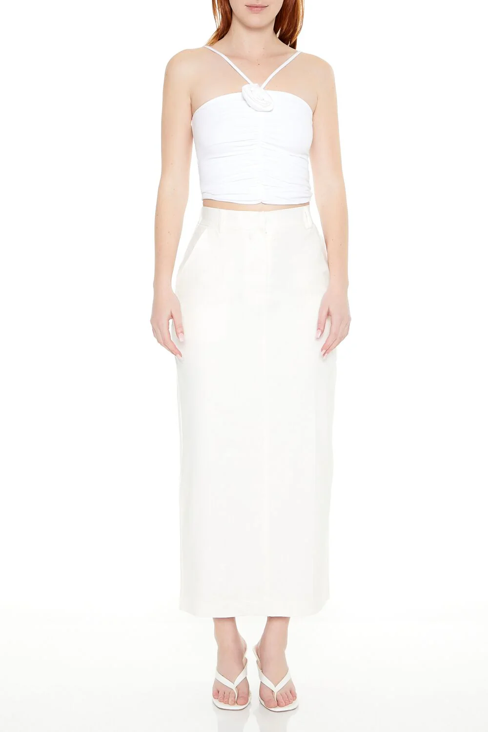 Cropped Rosette Cami - Image 4