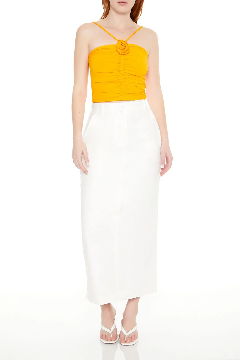 Cropped Rosette Cami - Image 9