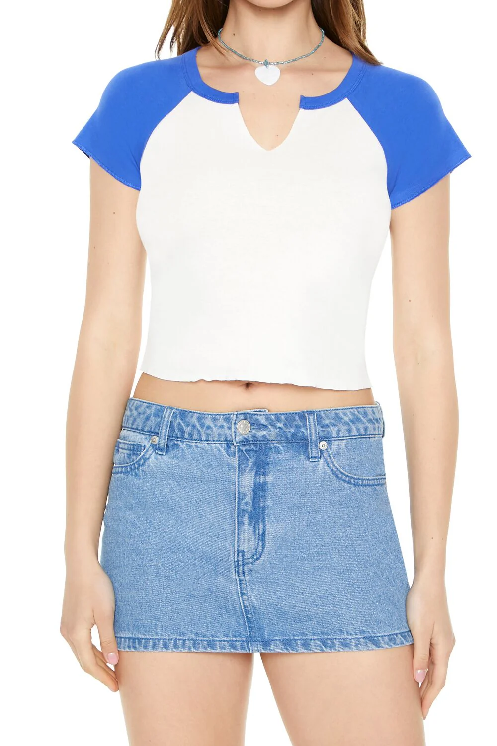Cropped Raglan Tee - Image 5