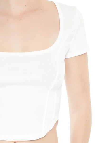 Mineral Wash Cropped Tee - Image 10