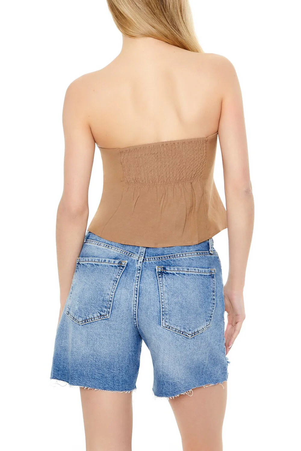 Cropped Flare Tube Top - Image 8