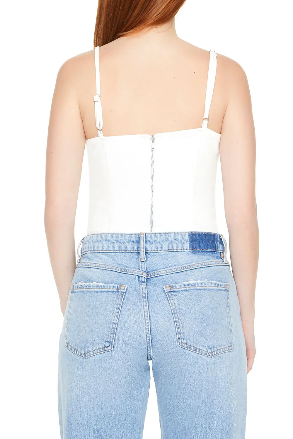 Rosette Denim Bodysuit - Image 3