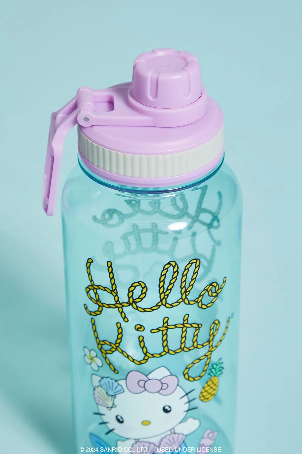 Hello Kitty Mermaid Water Bottle & Sticker Set - Image 3