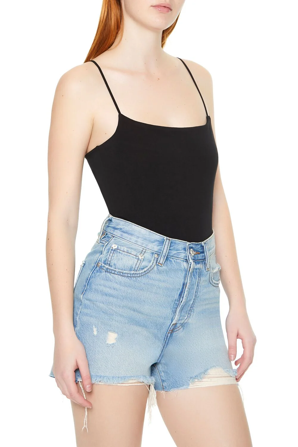 Ribbed Knit Cami Bodysuit - Image 2