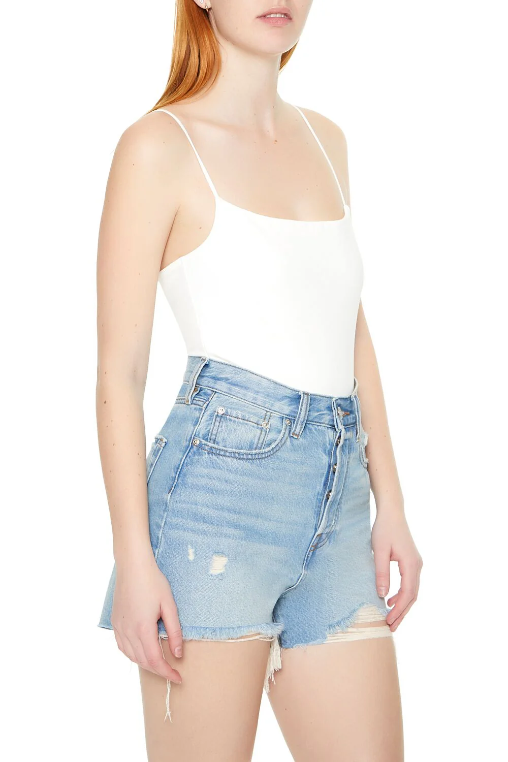 Ribbed Knit Cami Bodysuit - Image 7