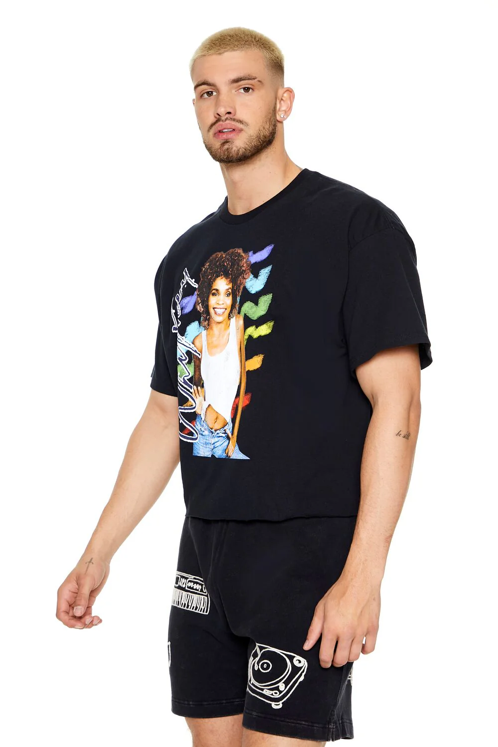 Cropped Whitney Graphic Tee - Image 2