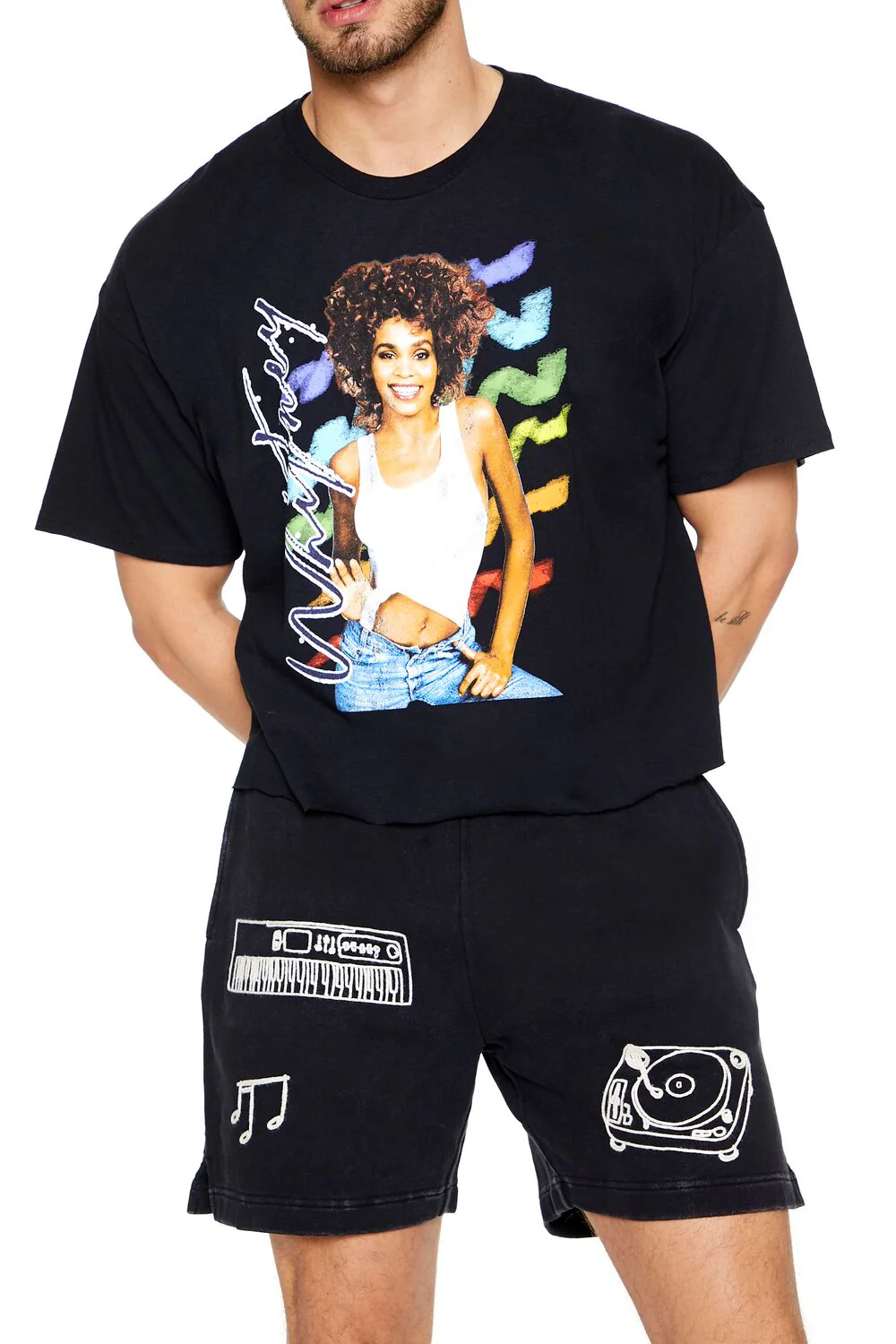 Cropped Whitney Graphic Tee - Image 5