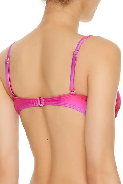 Gradient Cutout Bikini Top - Image 2