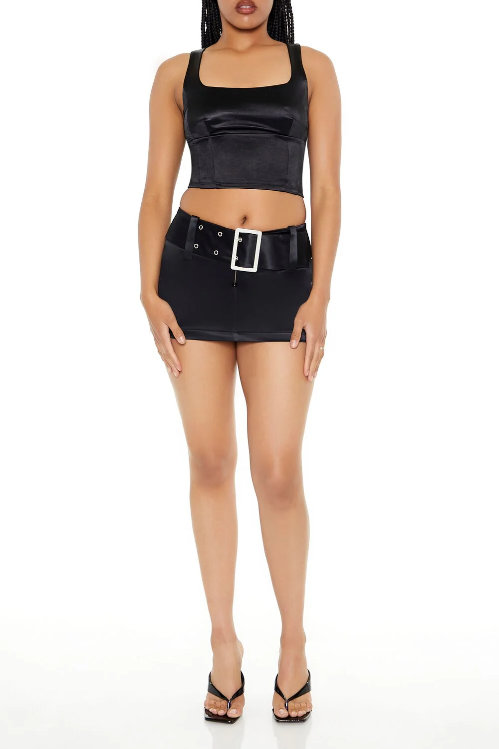 Square-Neck Crop Top - Image 4