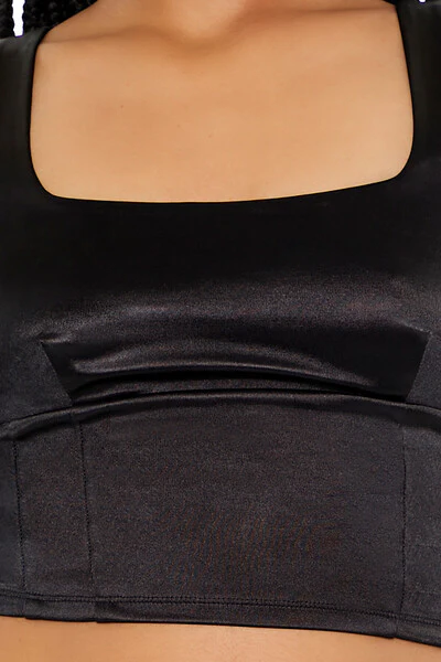 Square-Neck Crop Top - Image 5