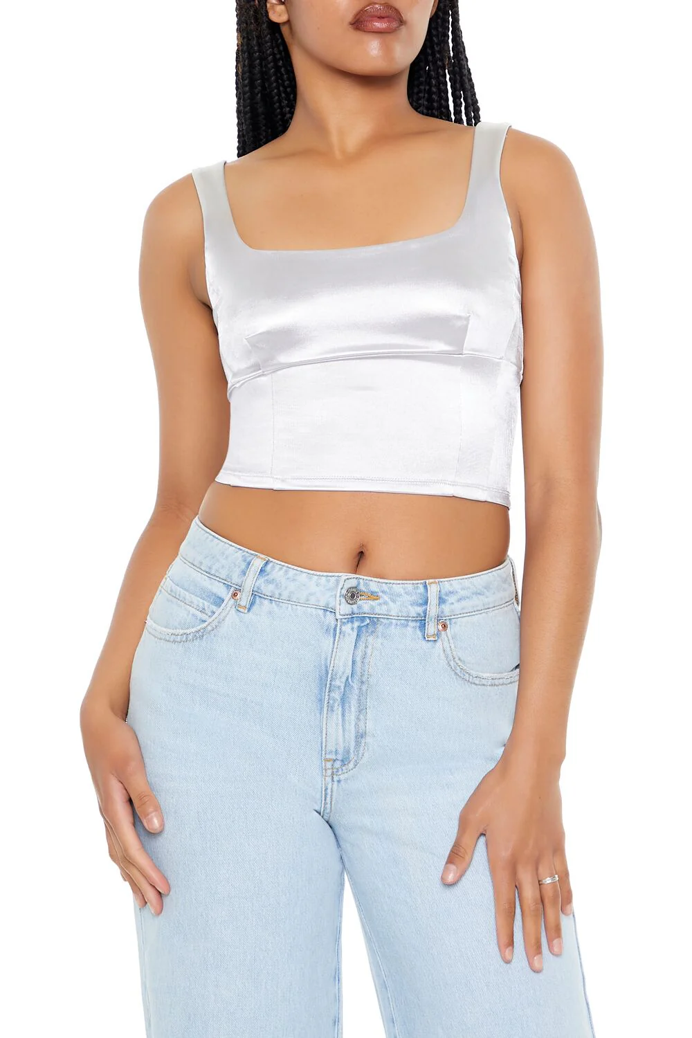 Square-Neck Crop Top - Image 6