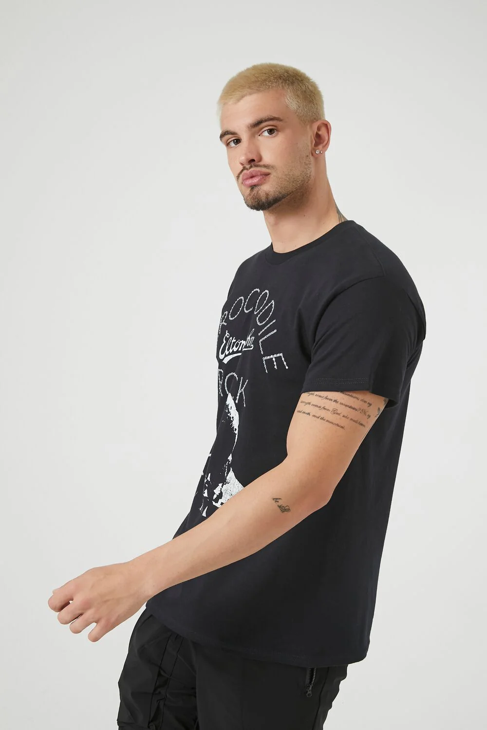 Rhinestone Elton John Graphic Tee - Image 2