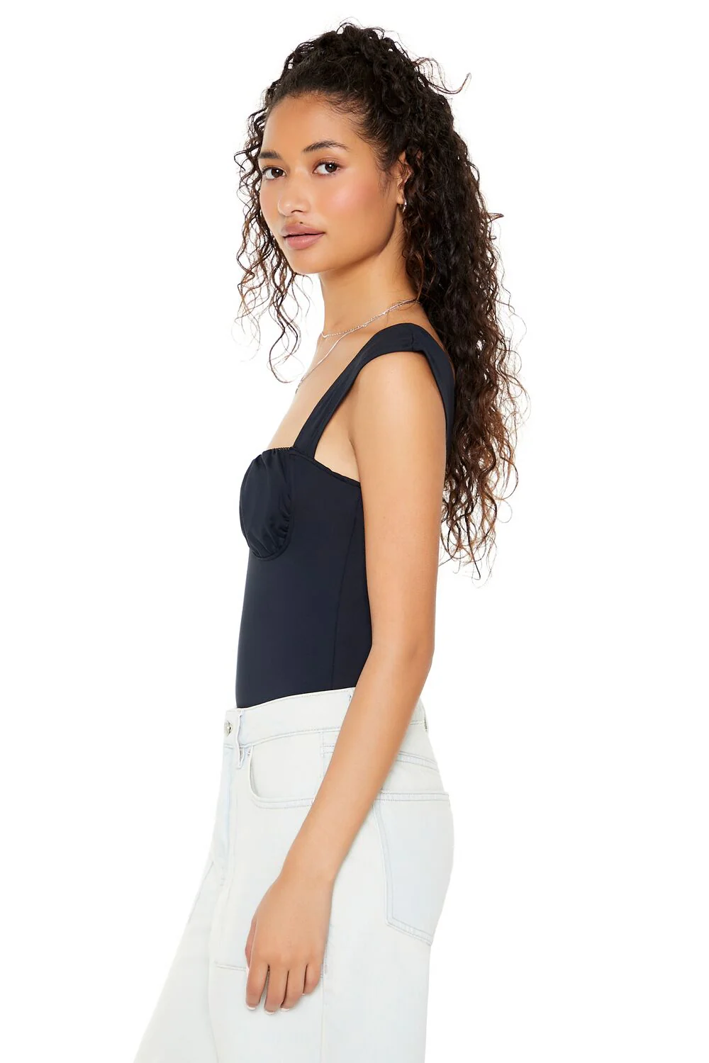 Ruched Sweetheart Bodysuit - Image 2