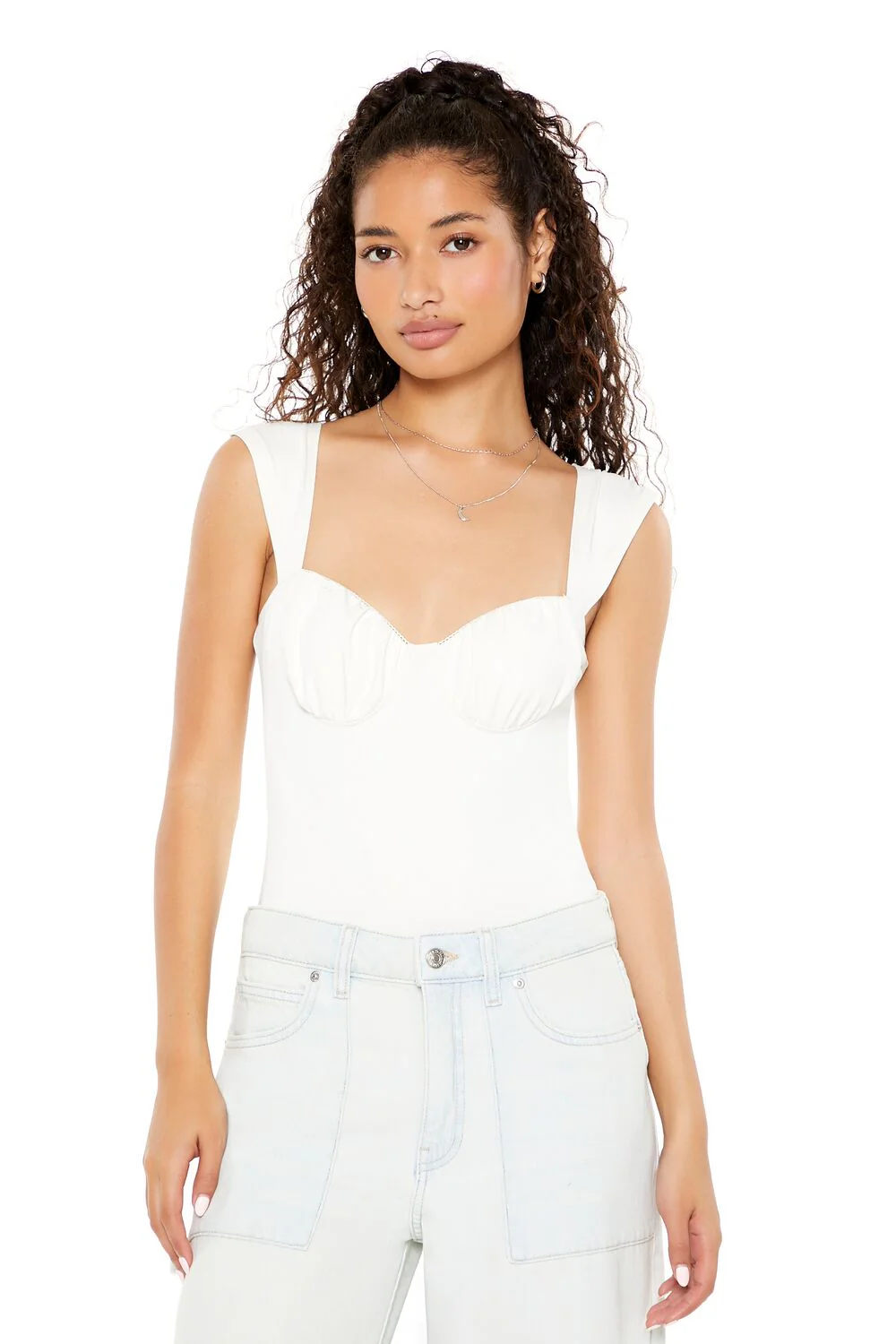 Ruched Sweetheart Bodysuit - Image 6