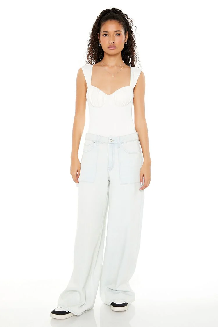 Ruched Sweetheart Bodysuit - Image 9