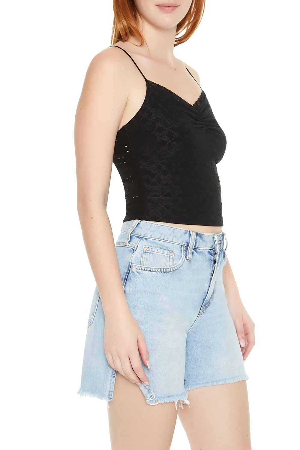 Eyelet Lace-Trim Cami - Image 2