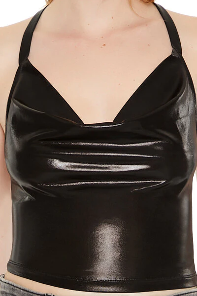 Seamless Halter Crop Top - Image 5