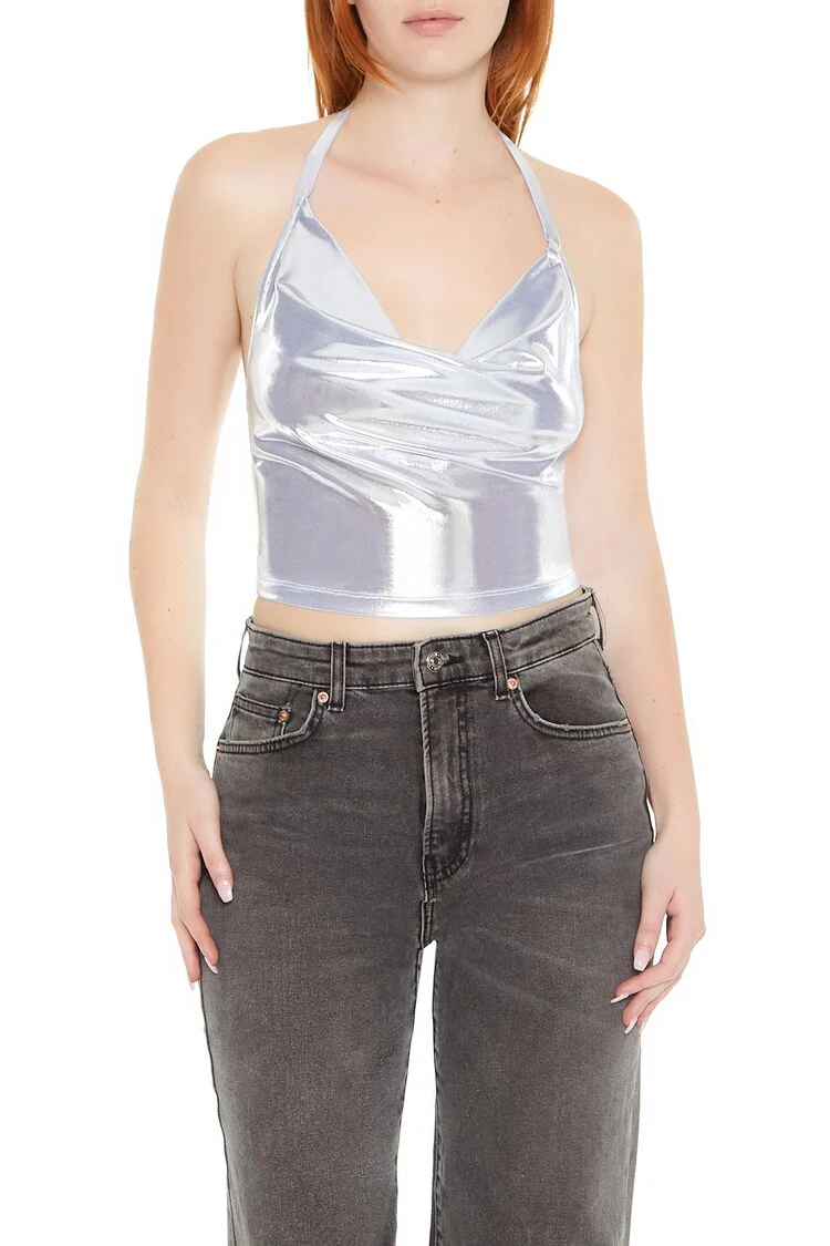 Seamless Halter Crop Top - Image 6